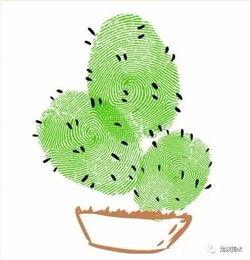 幼儿手指印画图片大全,手指印画作品集锦