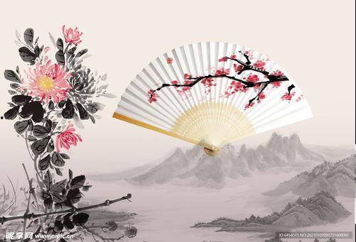 扇面图片,探寻扇面艺术的魅力与传承