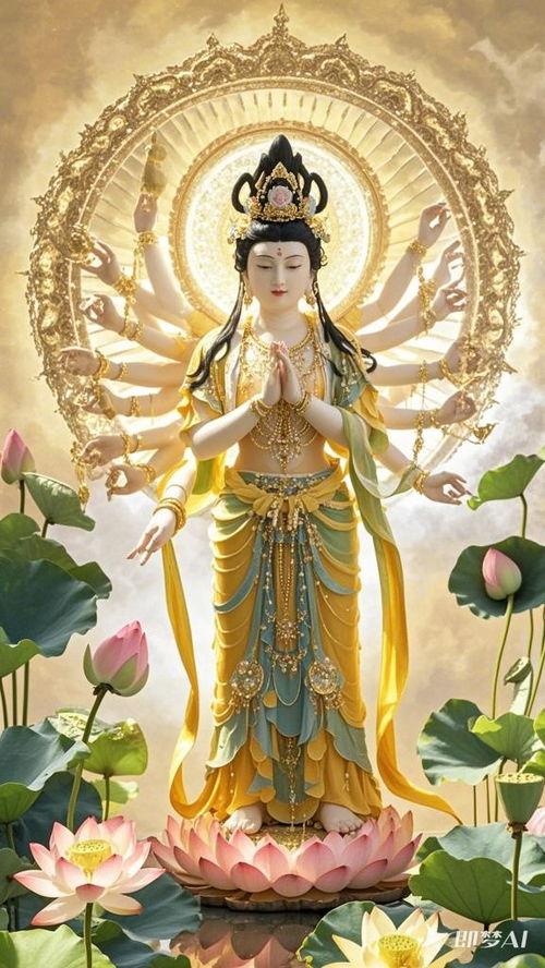 观世音菩萨图片高清,慈悲与智慧的化身
