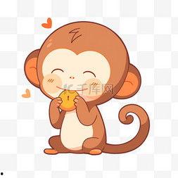 猴子图片大全卡通,萌态可掬的森林精灵