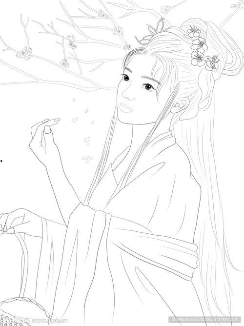 女生绘画素材大全图片,女生绘画素材大全精选解析