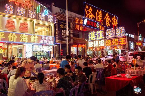 夜宵图片真实,街头美食的诱惑与魅力