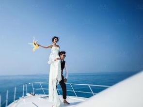 游艇婚纱照图片大全集